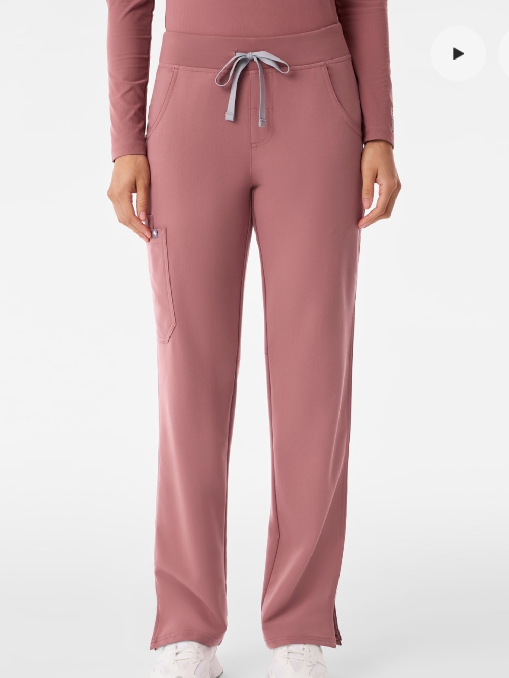 FIGS Kade scrub pants in Mauve, XS